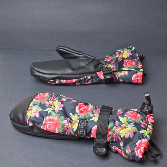 Floral Pattern Celtek  Women's Mittens Size S/M - Picture 1 of 13